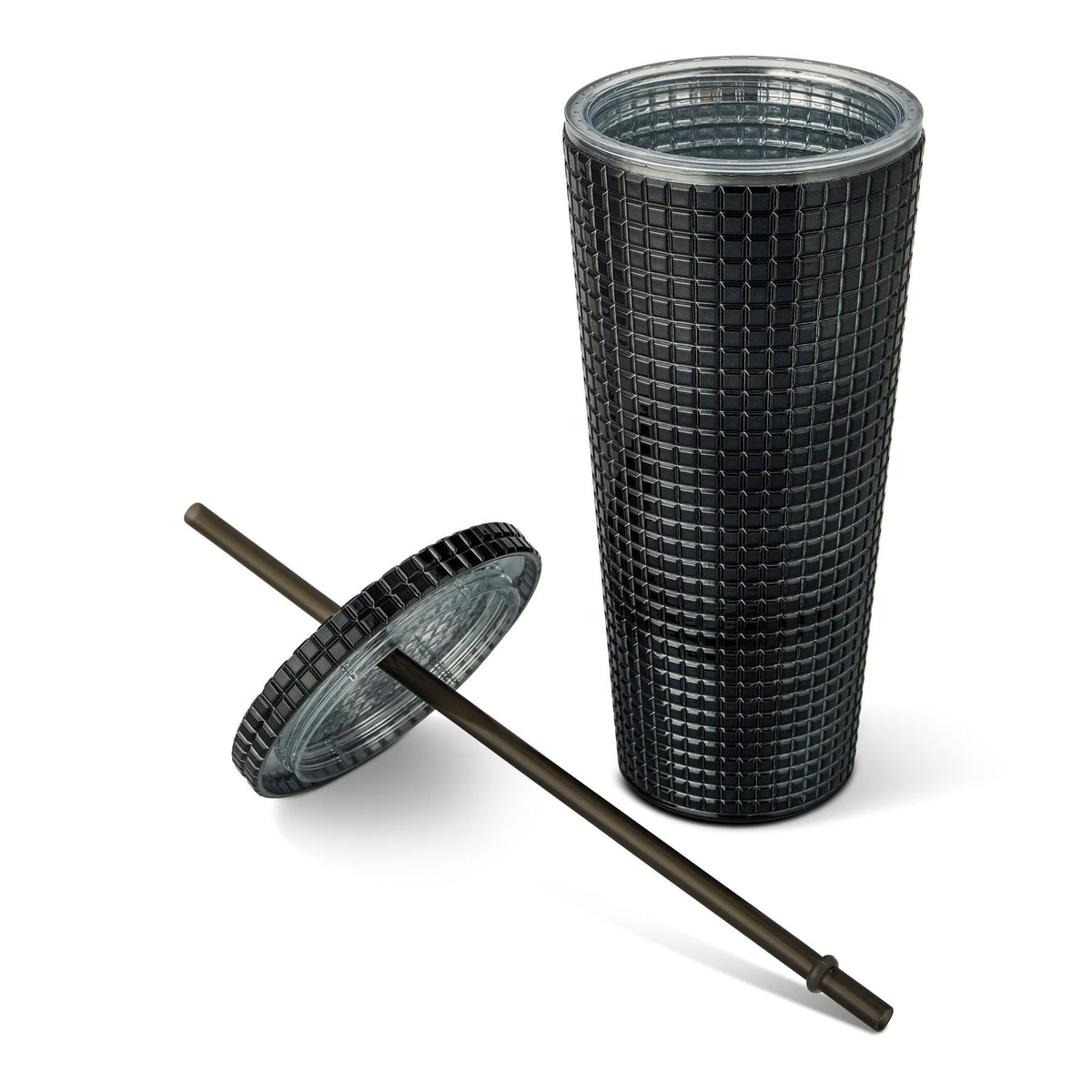 710-mL BPA-Free Iridescent Studded Textured Tumbler W5U2 - product image 2