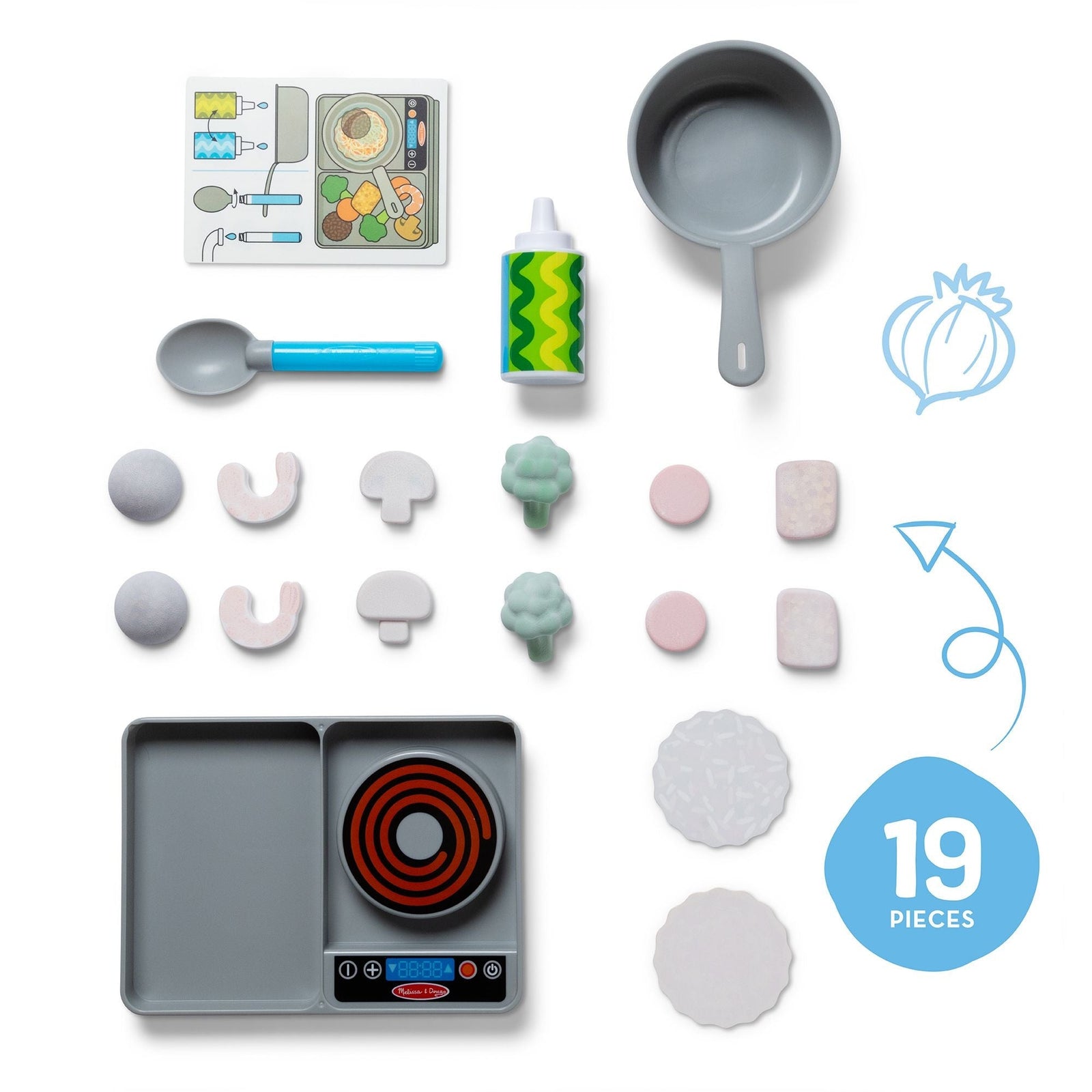 Salt and Serve Playset for Ages 3+, 19-pc E4B9 - product image 3