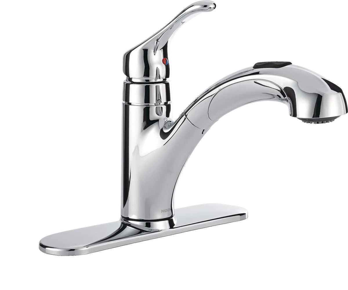 Renzo Single-Handle Pull-Out Kitchen Faucet, Chrome V2Q4 - product image 1