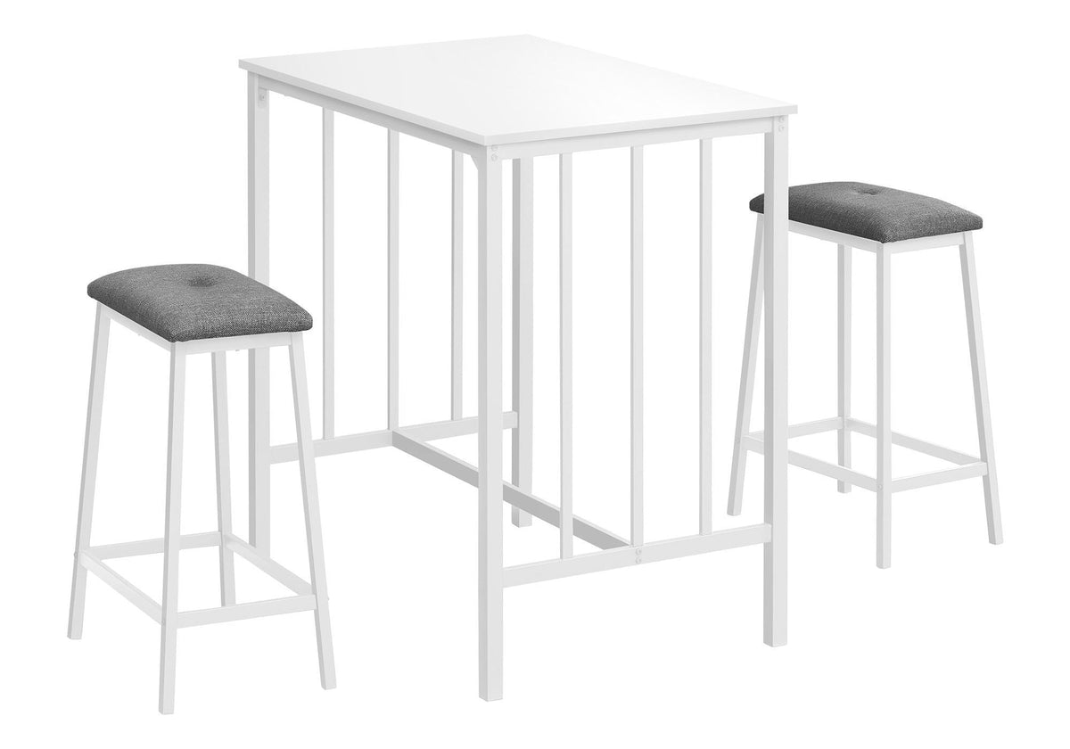 Specialties Contemporary Bistro Set, White, 3-pc H8O3 - product image 1