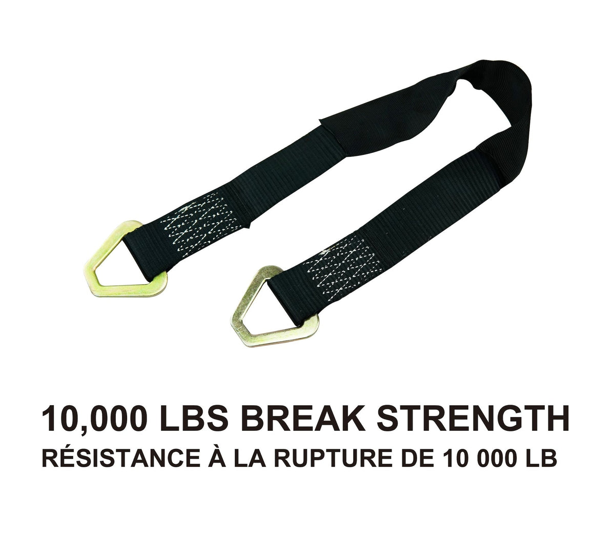 10,000-lb Axle Strap, with D-rings, 2-in x 31-in K3T6 - product image 3