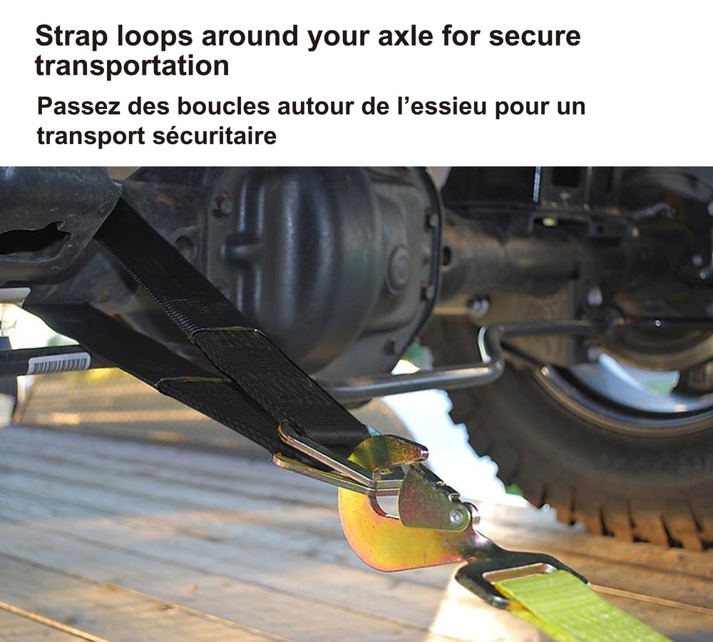 10,000-lb Axle Strap, with D-rings, 2-in x 31-in K3T6 - product image 4
