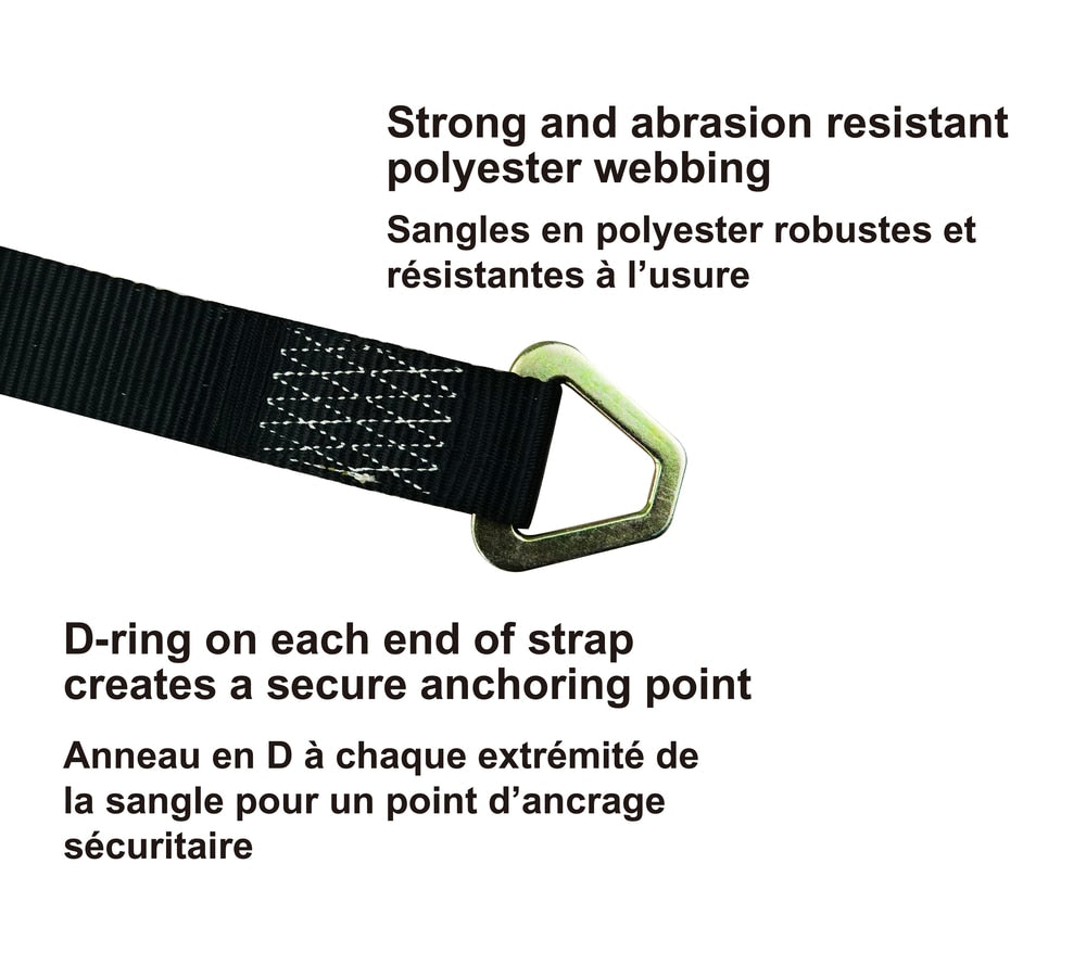 10,000-lb Axle Strap, with D-rings, 2-in x 31-in K3T6 - product image 5