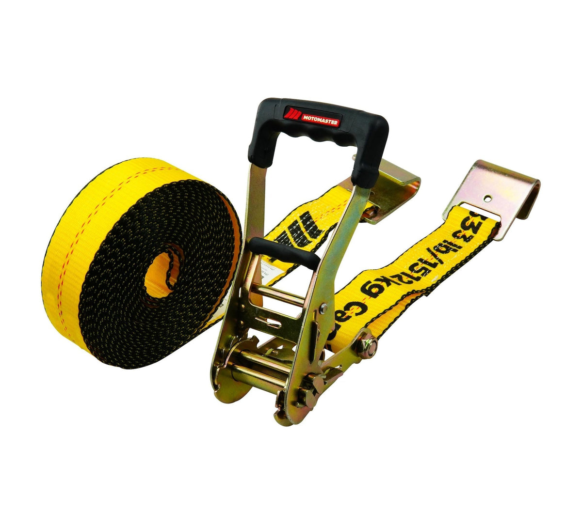 10,000-lb Commercial Ratchet Tie Down Strap, with Flat Hook, 2-in x 27-ft L8X7 - product image 4