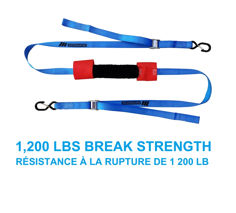 1,200-lb Motorcycle Tie Down Strap, 1 3/8-in x 12-ft Z3D1 - product image 3