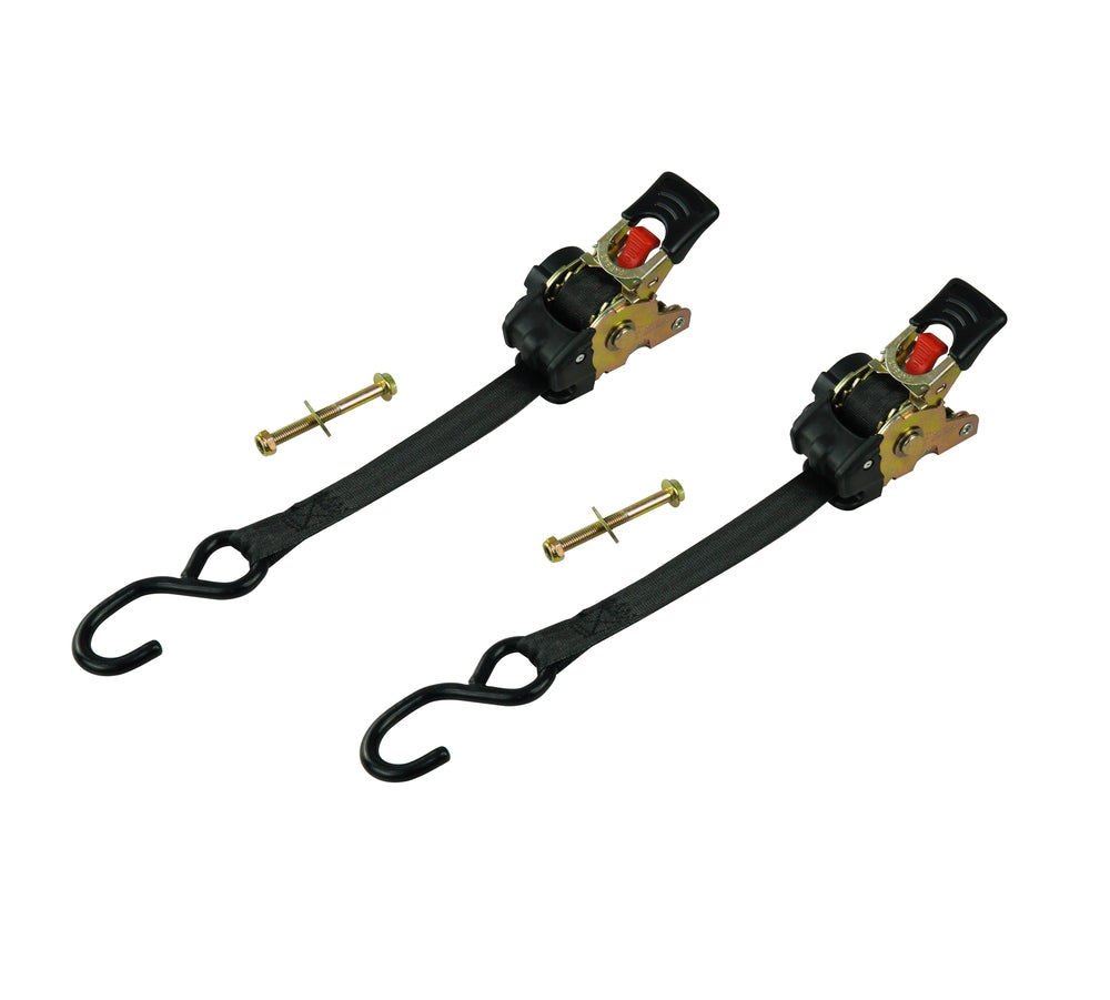 1,500-lb Retractable Transom Tie Down Strap, 1-in x 6-ft (2.54 cm x 1.8 m), 2-pk O9U5 - product image 1