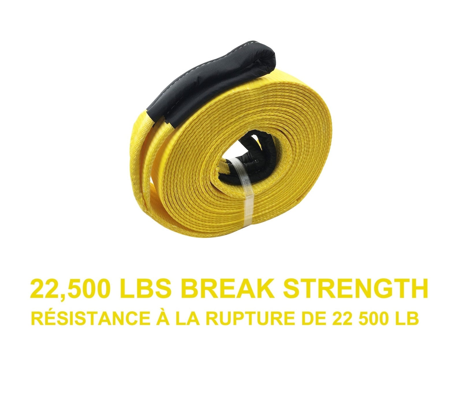 22,500-lb Recovery Strap with Loop Ends, 3-in x 30-ft K4I5 - product image 3