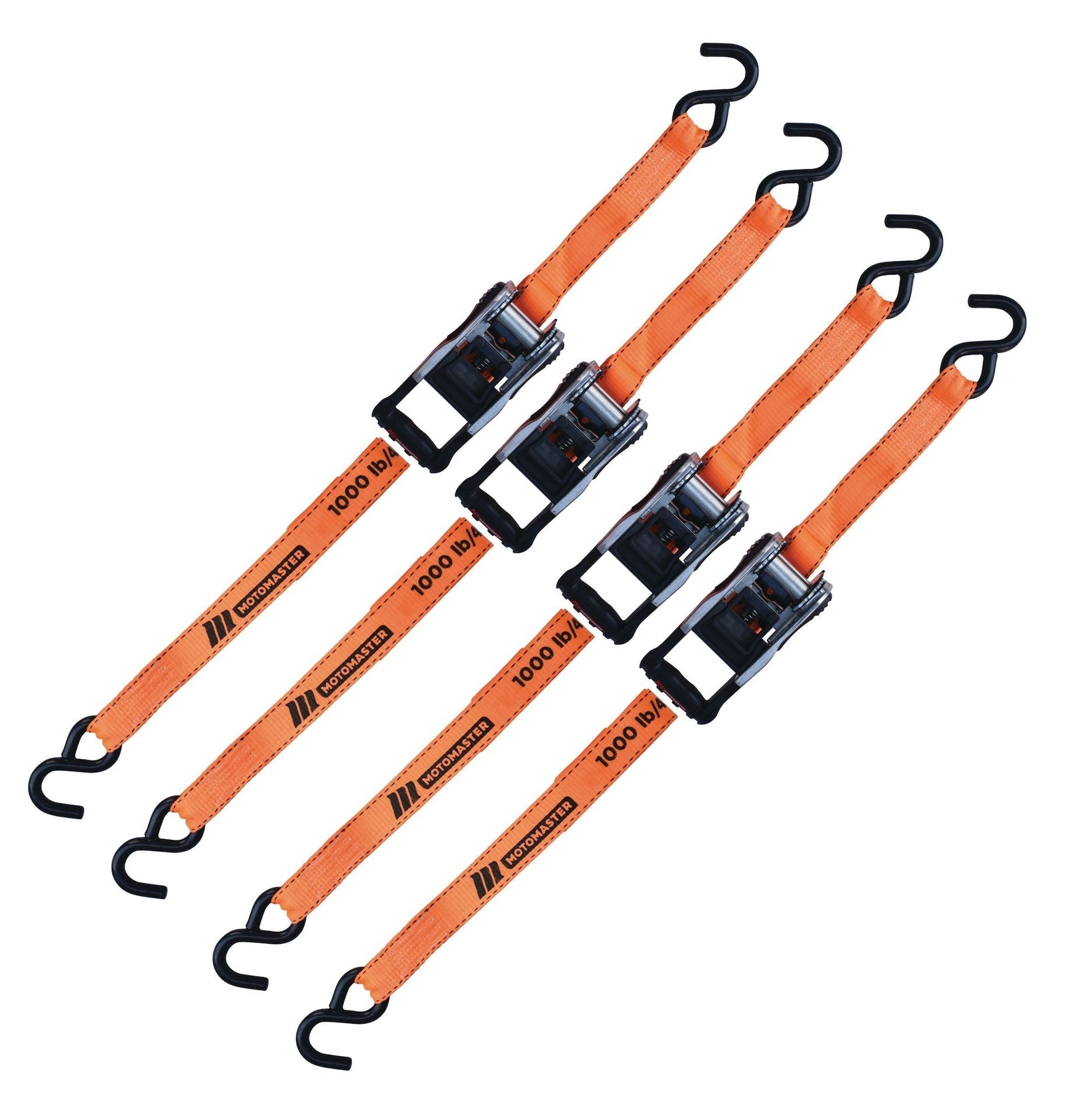 3,000-lb Heavy Duty Ratchet Tie Down, with Padded D-Handle, 1.25-in x 14-ft, 4-pk Y5A5 - product image 4