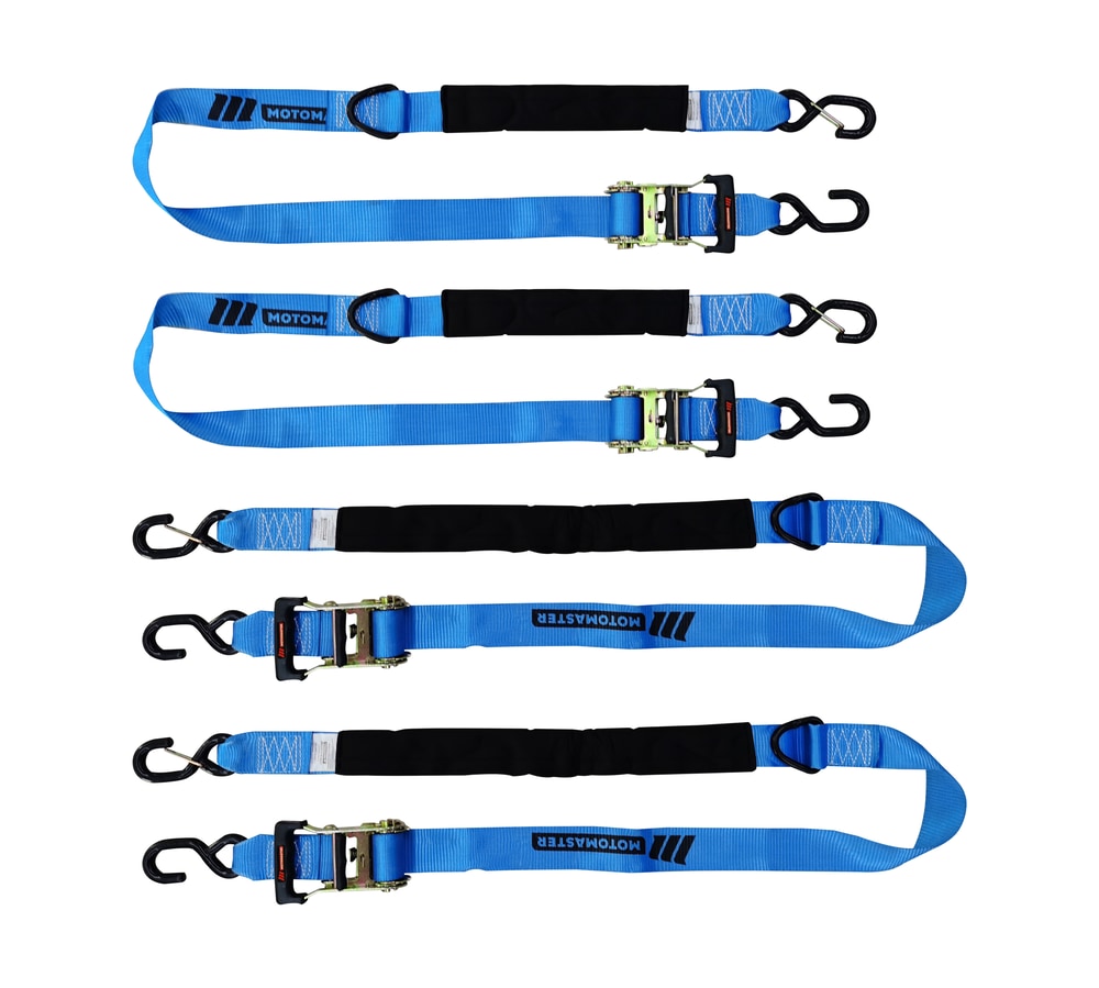 3,600-lb Heavy Duty Ratchet Tie Down Strap, Assorted Sizes, 4-pk B5Q2 - product image 2