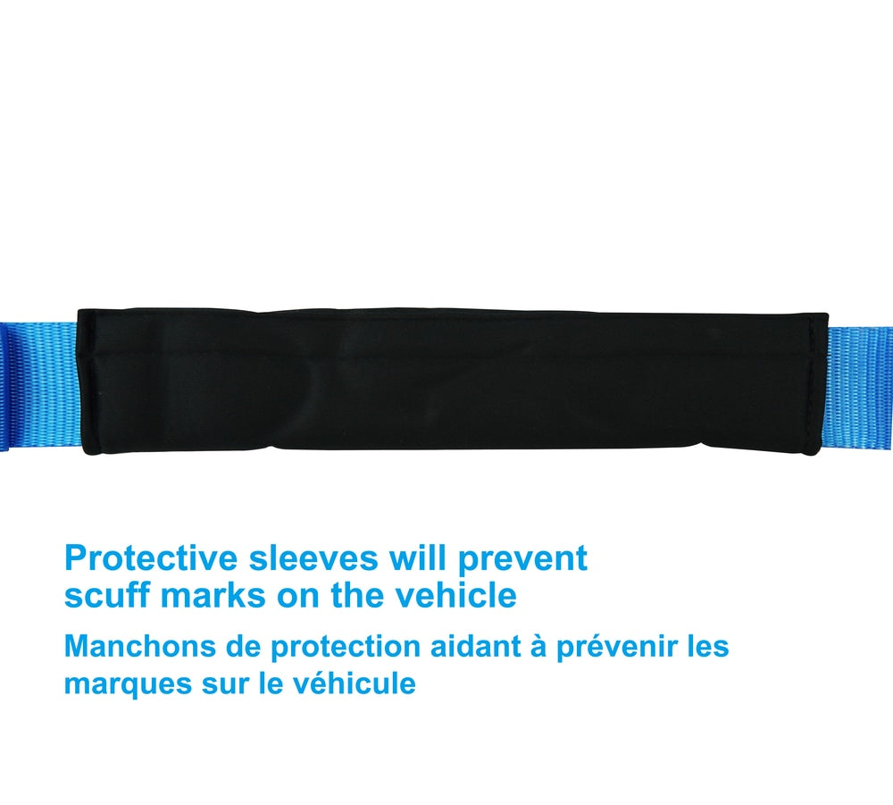 3,600-lb Heavy Duty Ratchet Tie Down Strap, Assorted Sizes, 4-pk B5Q2 - product image 5