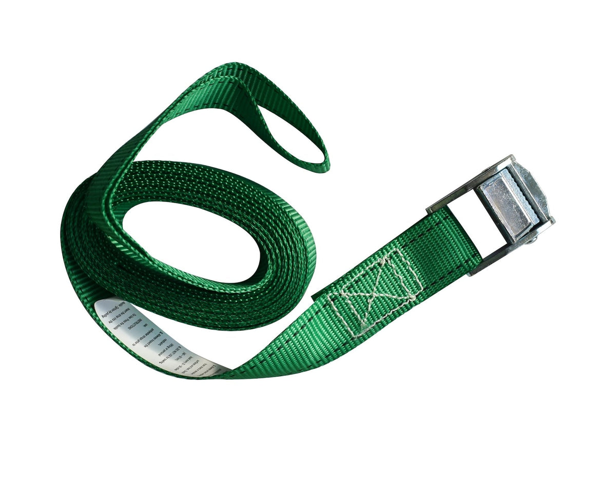 450-lb Light Duty Lashing Straps with Cam Buckle Clasps, Weatherproof, 1-in x 12-ft, 2-pk F7D8 - product image 6