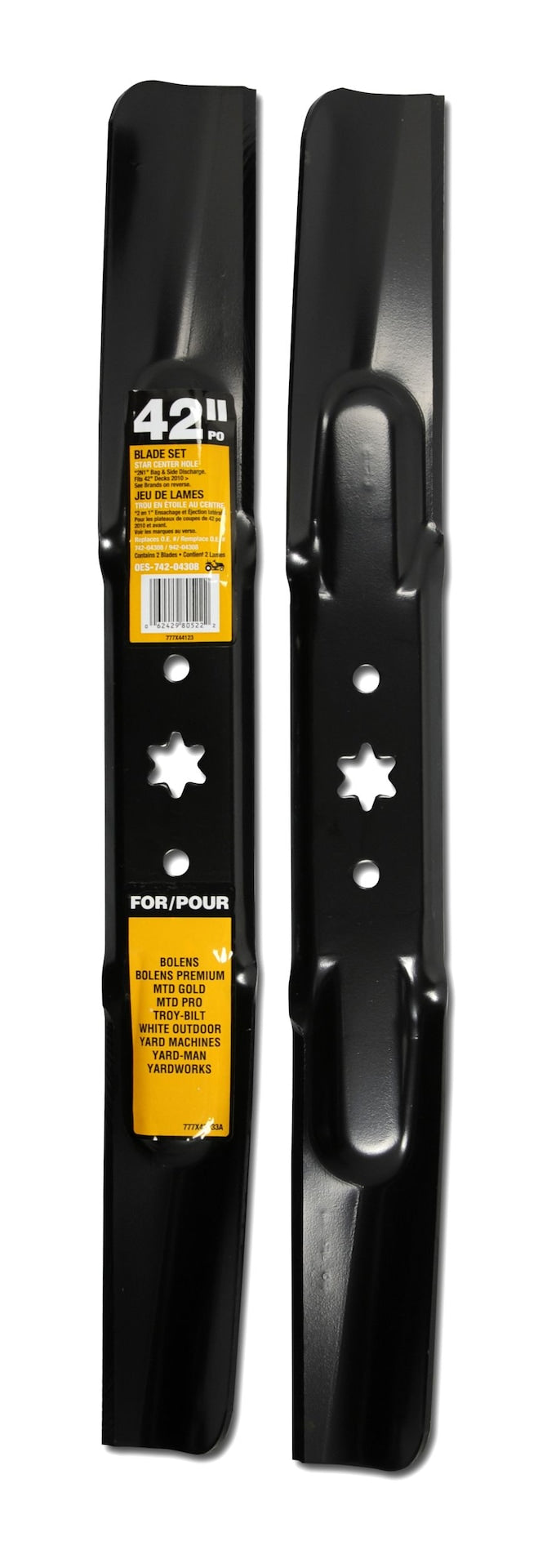 Lawn Tractor 2-in-1 2-Blade Set, 6-Point Star Mount, 42-in B3T7 - product image 2