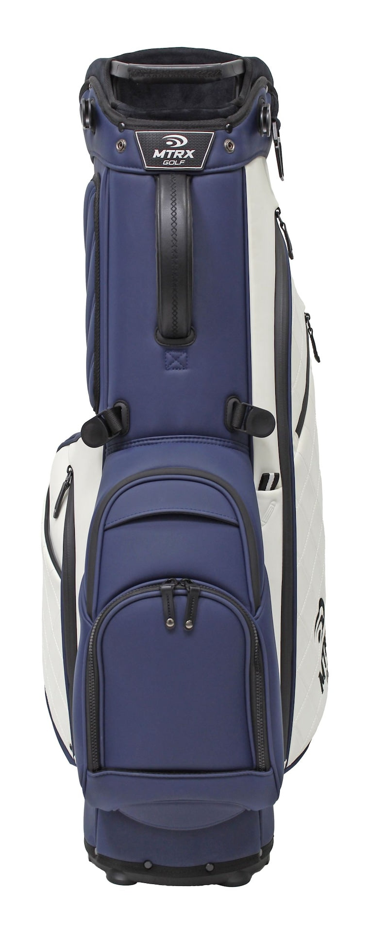 5-Way Top Polyurethane Golf Stand Bag, White/Navy T8V8 - product image 1