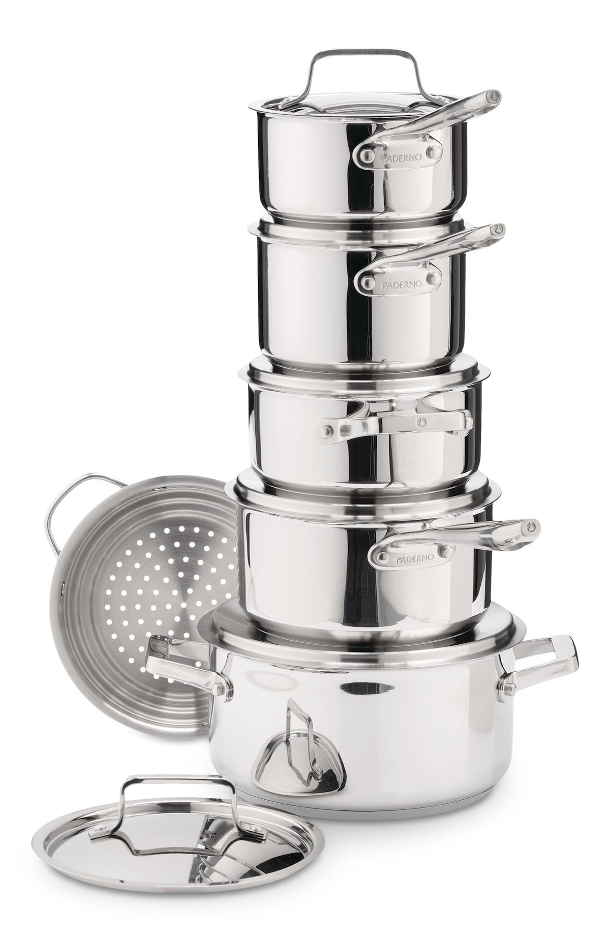 Canadian Signature Stainless Steel Cookware Set, 12-pc G5N9 - product image 2