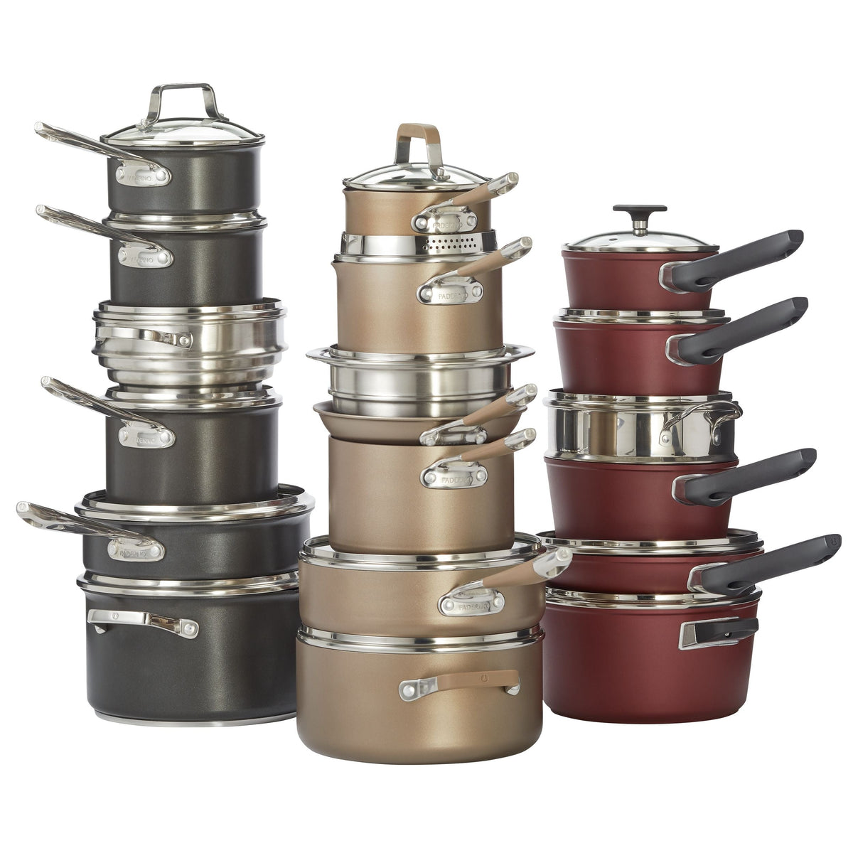 Classic Cookware Set, Non-Stick, PFOA-Free, Oven Safe, Champagne Bronze, 12-pc H0M7 - product image 3