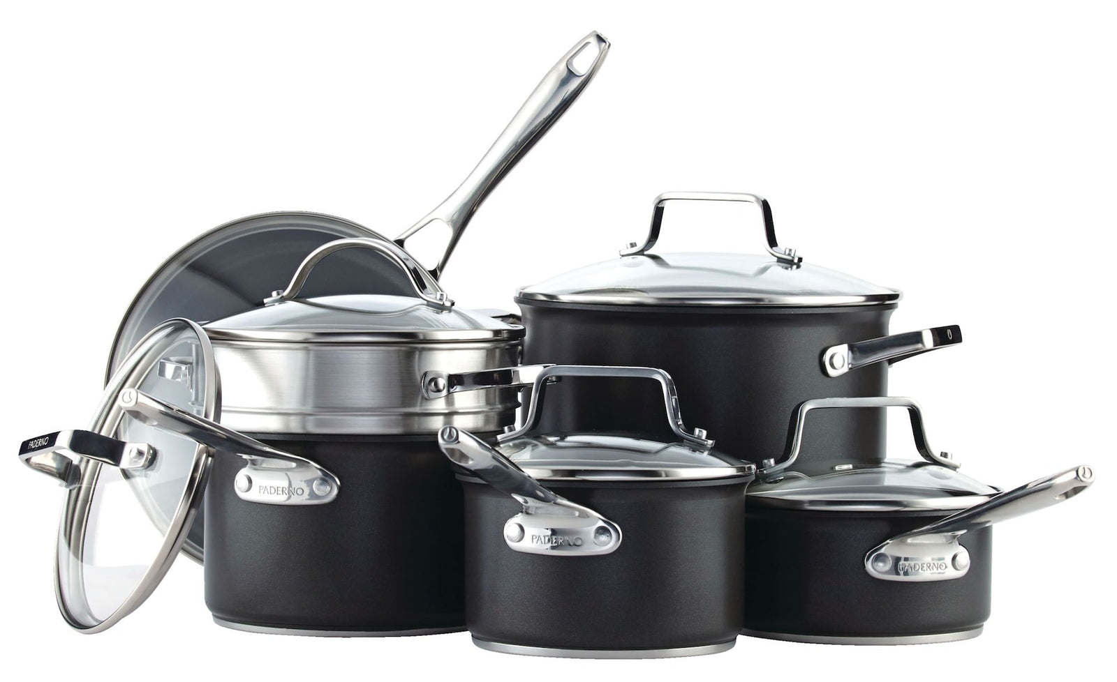 Hard Anodized Cookware Set, Non-Stick, PFOA-Free, Dishwasher & Oven Safe, 12-pc G5E2 - product image 3