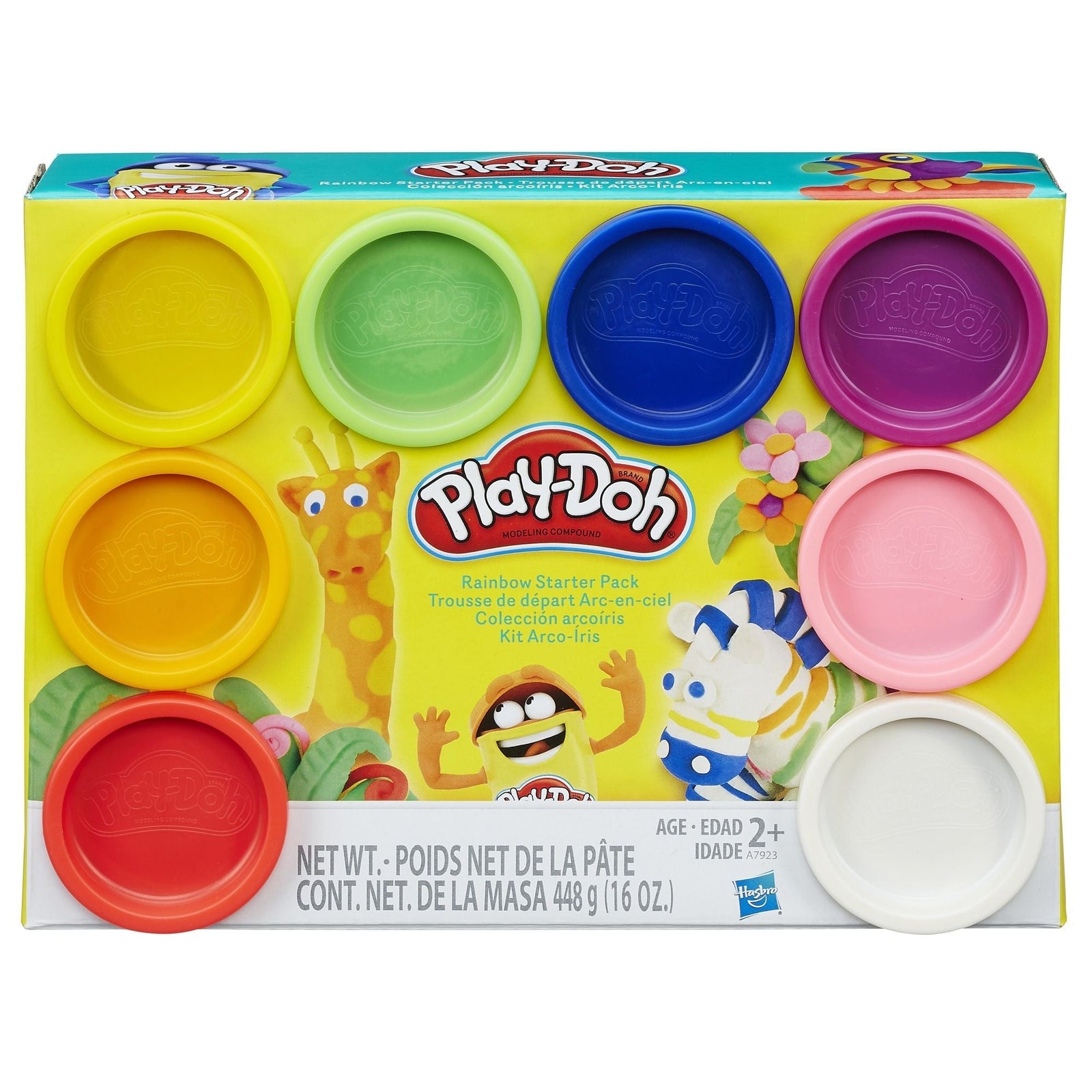 Rainbow 8 Colour Starter Pack Molding Material For Toddlers & Kids, Ages 2+ K7F9 - product image 1