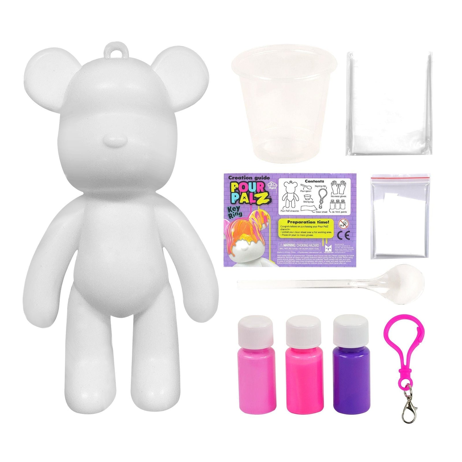 Palz DIY Mini Paint Bear, Assorted Z1W1 - product image 3