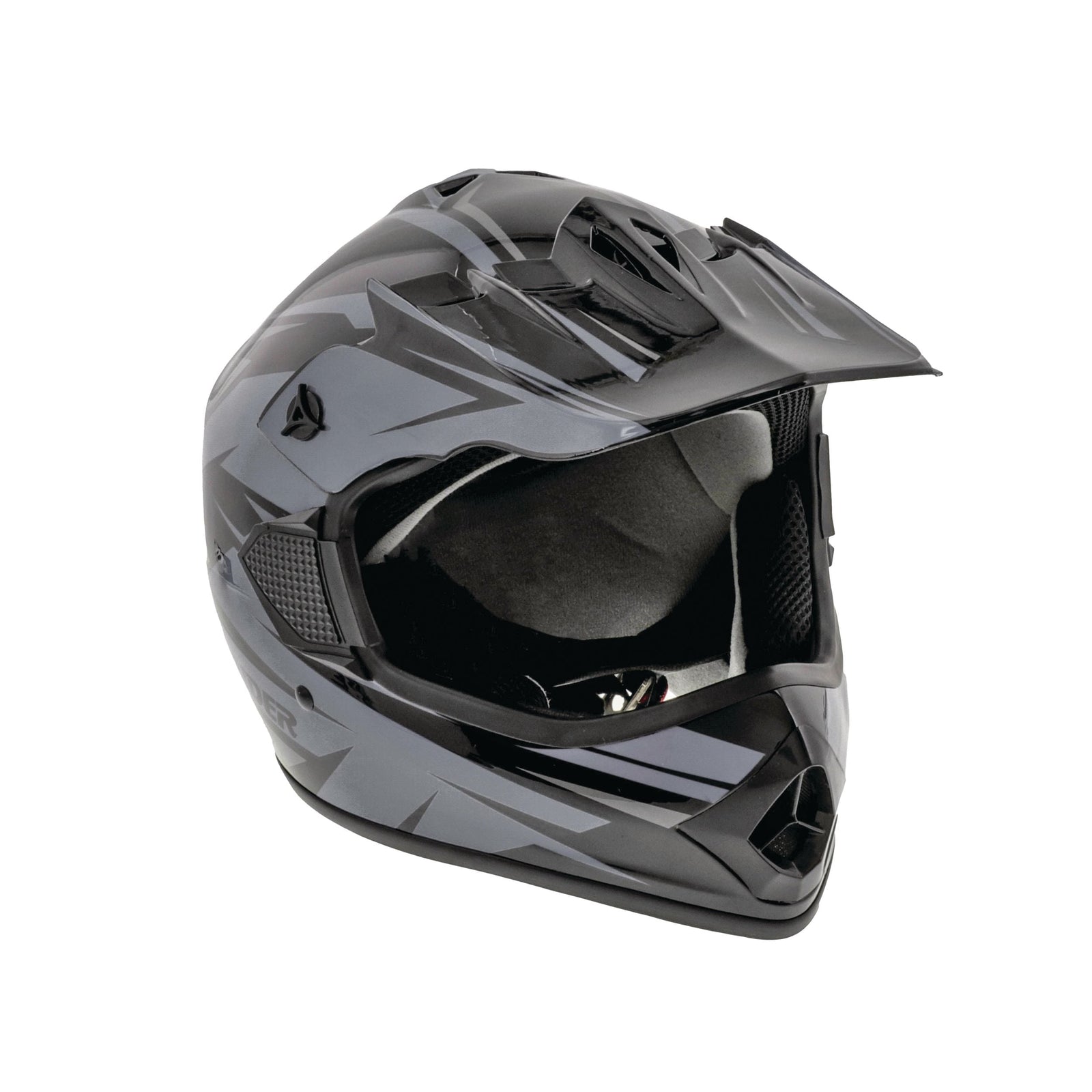 GX4 Youth Dirt Bike/ATV Helmet, Grey/Black, Assorted Sizes Q9F0 - product image 1