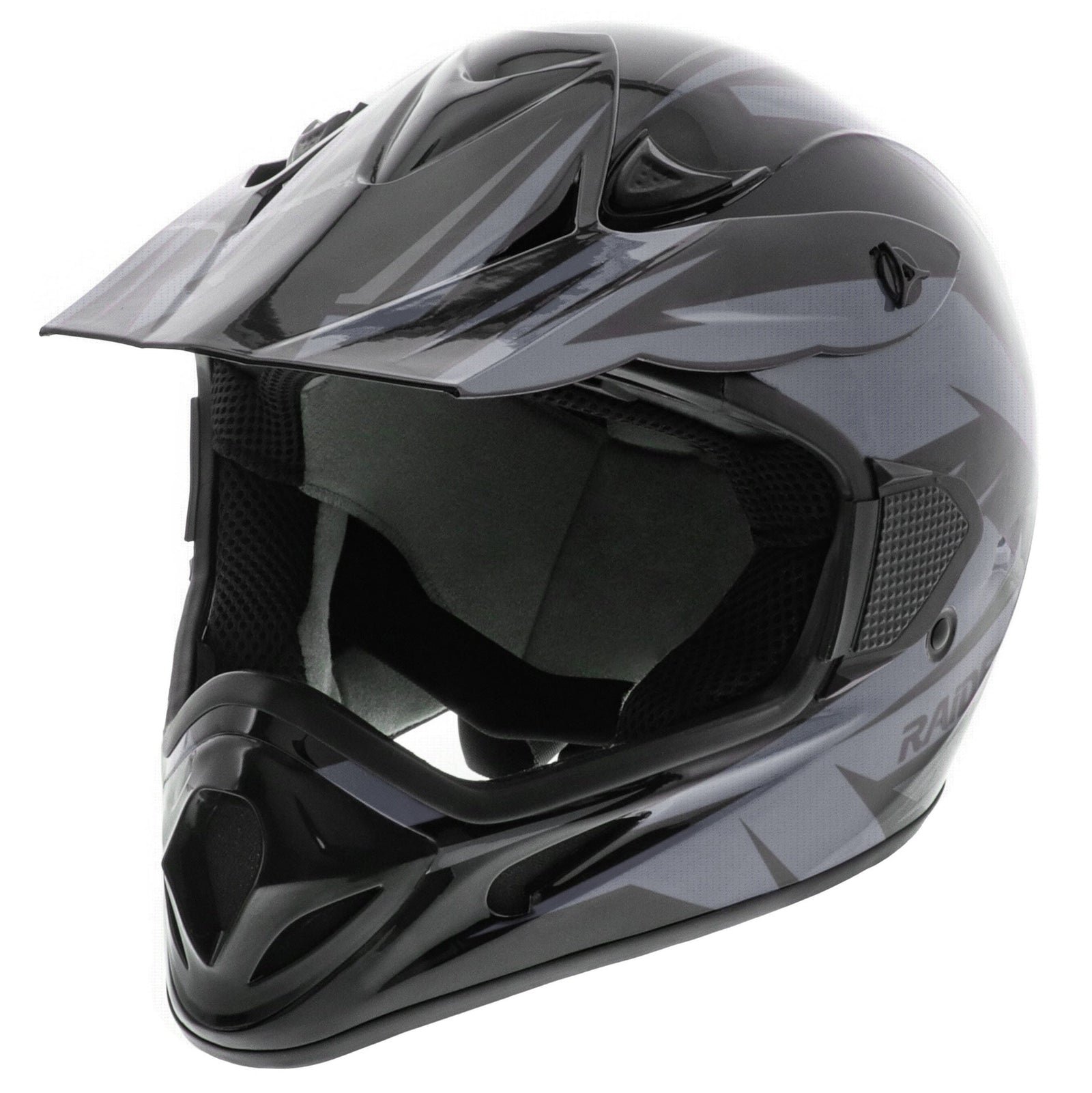 RX2 ATV Helmet, Adult, Grey/Black, Assorted Sizes F1H7 - product image 1