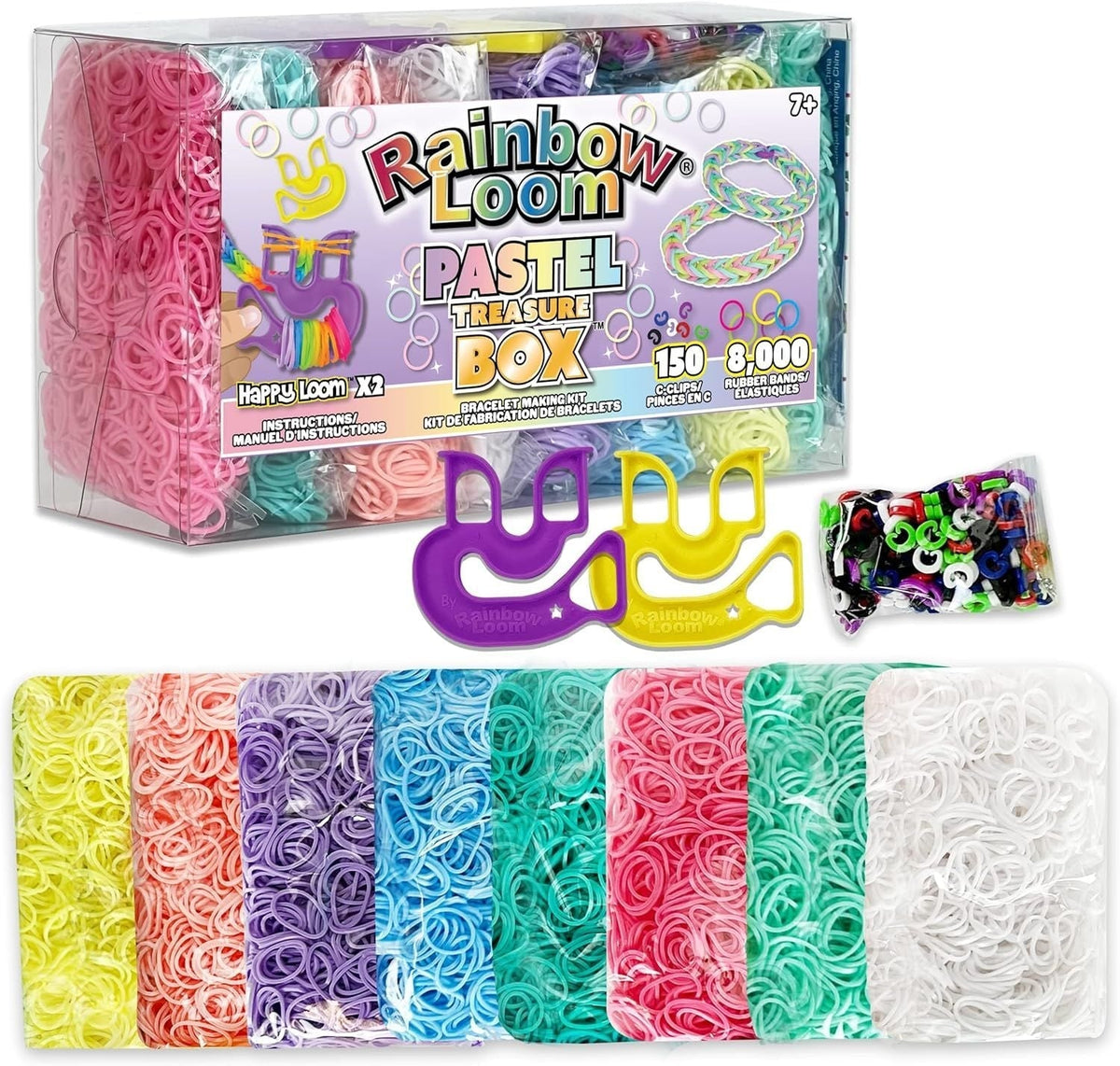 Loom Pastel Treasure Box Bracelet Making Kit N4G8 - product image 5