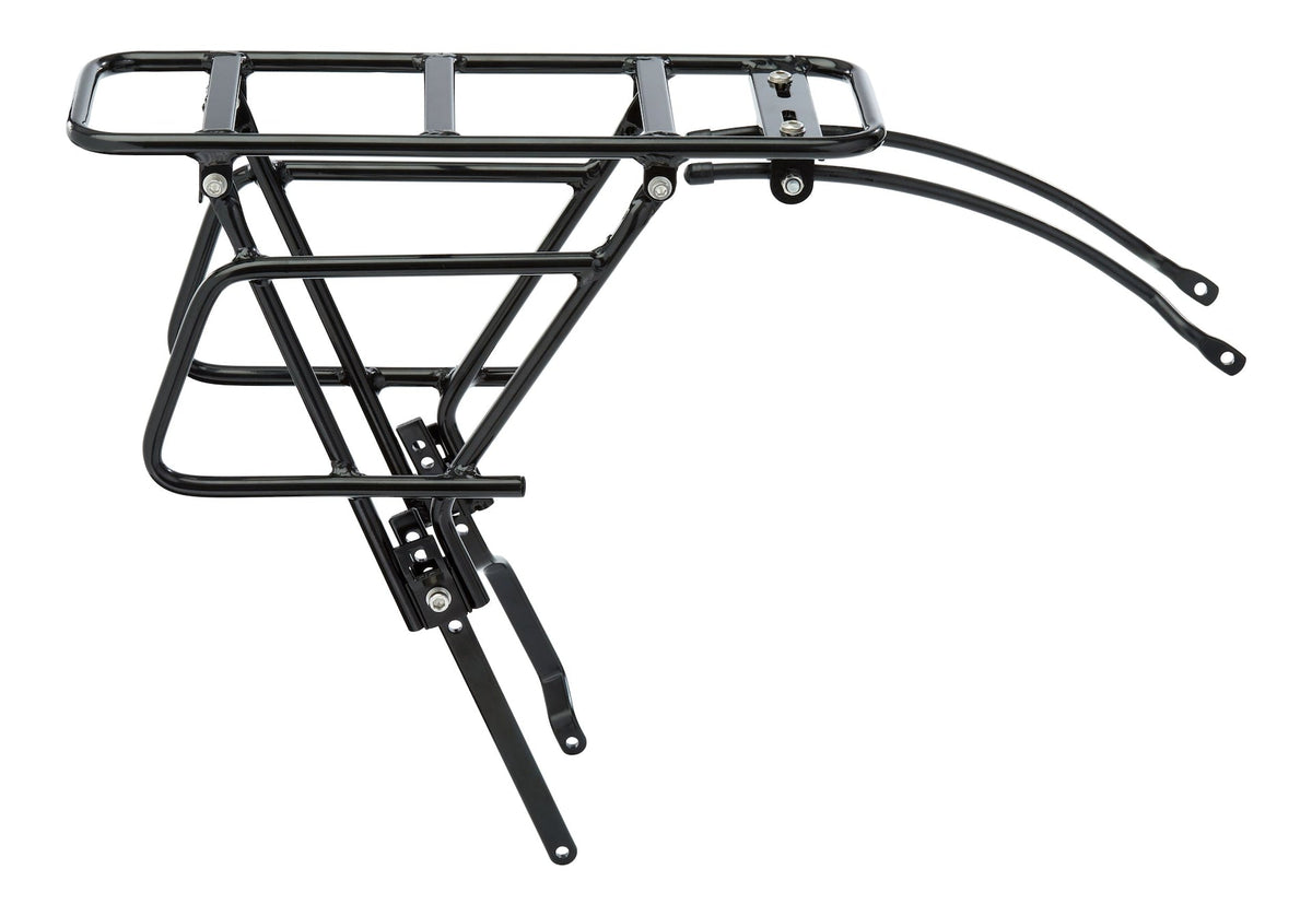 Adjustable Rear Bike Rack, Lightweight, Aluminum, Black Q2U1 - product image 3