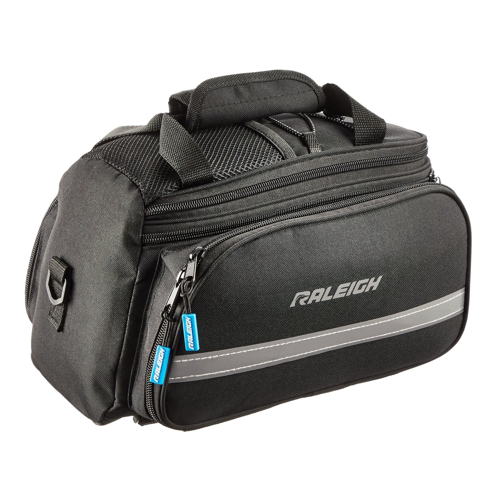 Expandable Rack Top Bike Bag withRemovable Carry Strap & Reflective Strip, Black X3F7 - product image 2