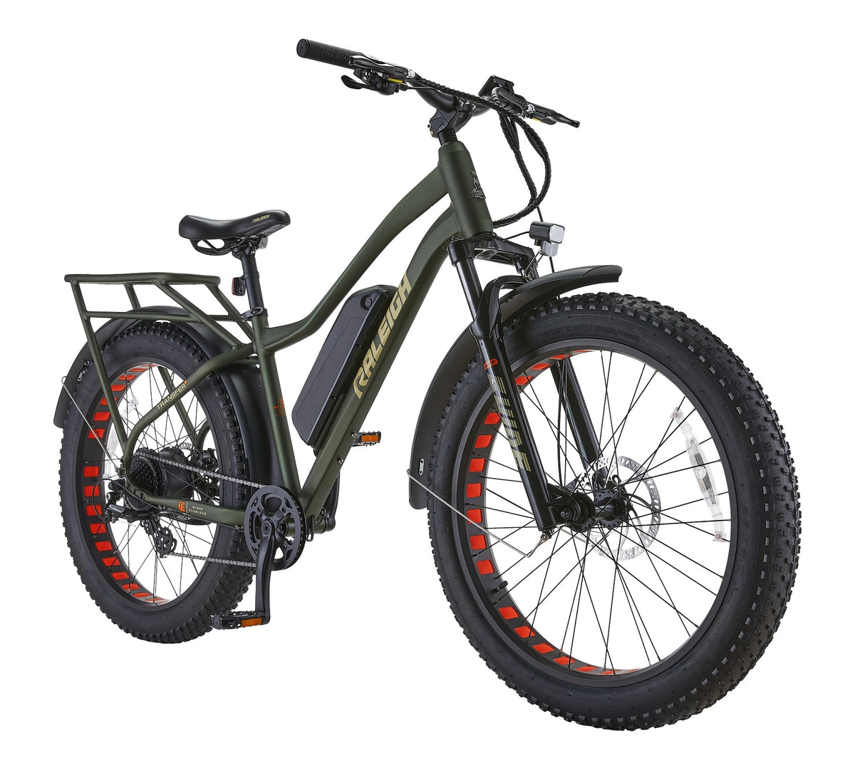 Quanta All-Terrain Lightweight Electric Bicycle with Front & Rear Lights, 26-in Wheel, Green U1Z7 - product image 1