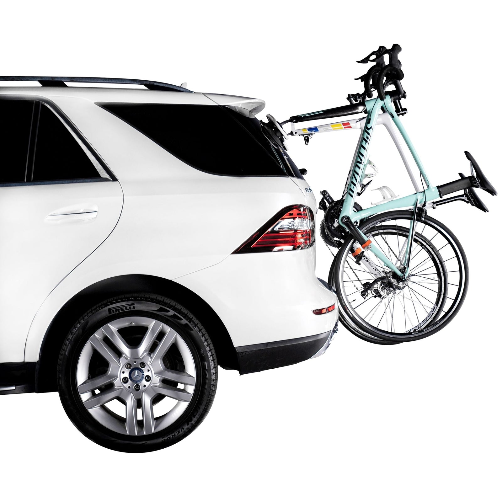 Mini Bomber MAX 2-Bike Fork-Mount Bike Carrier/Rack with HUSKE Plugs, Black U6Q0 - product image 3