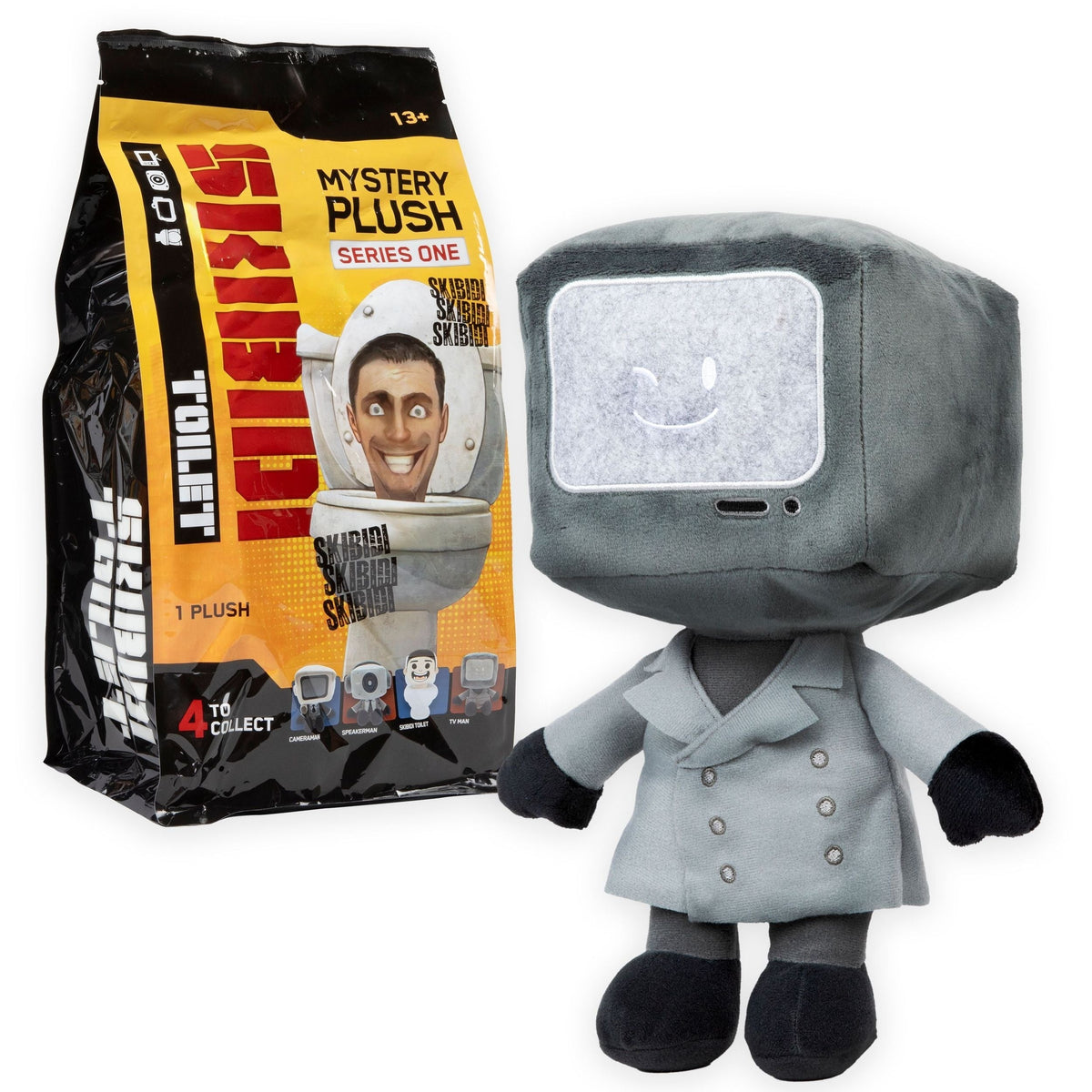 Toilet Mystery Series 1 11-in Soft Plush Toy for Ages 13+, Assorted Characters J9V7 - product image 1