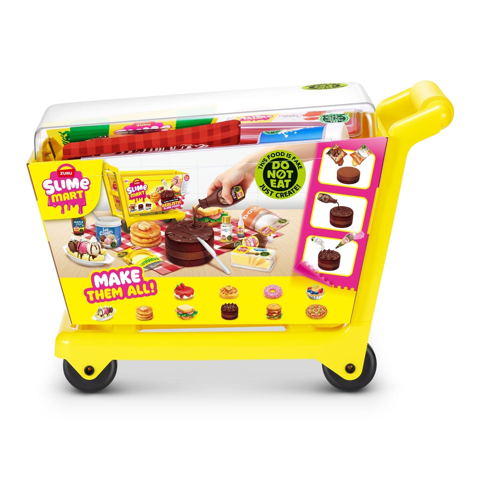 Mart Shopping Cart Series 1, Playset, Yellow N1C7 - product image 6