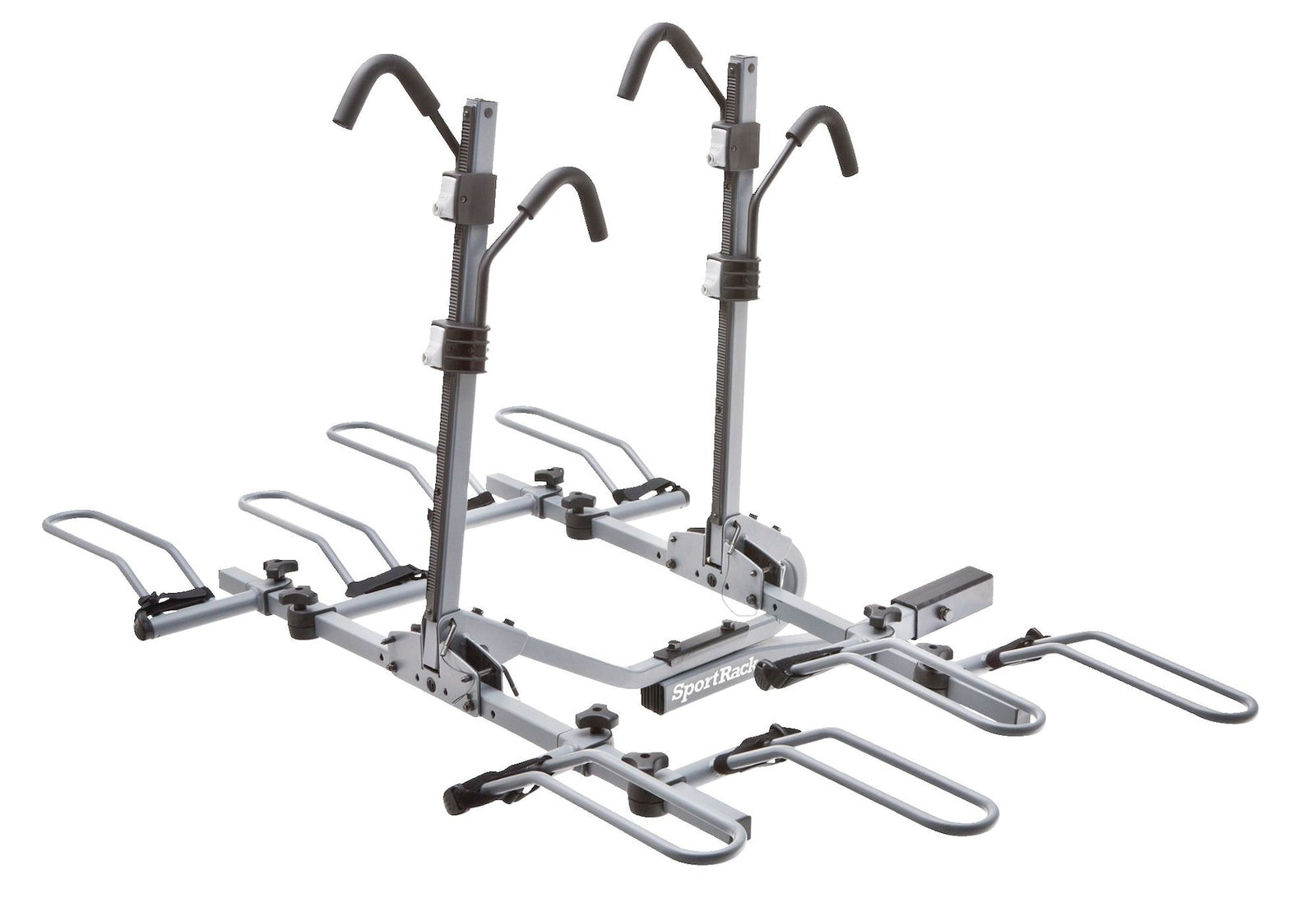 SR2902LR Crest Deluxe 4-Bike Lock & Tilt Platform Hitch Mount Bike Rack, Fits 2-in Receiver, Granite Grey J1B5 - product image 1