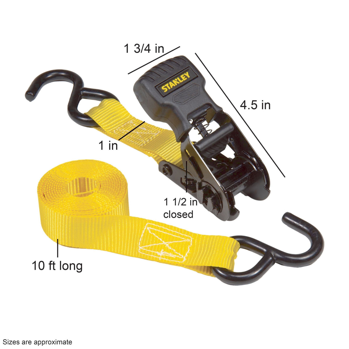 1,500-lb Tie Downs, Weatherproof, 10-ft, 2-pk J9S7 - product image 5