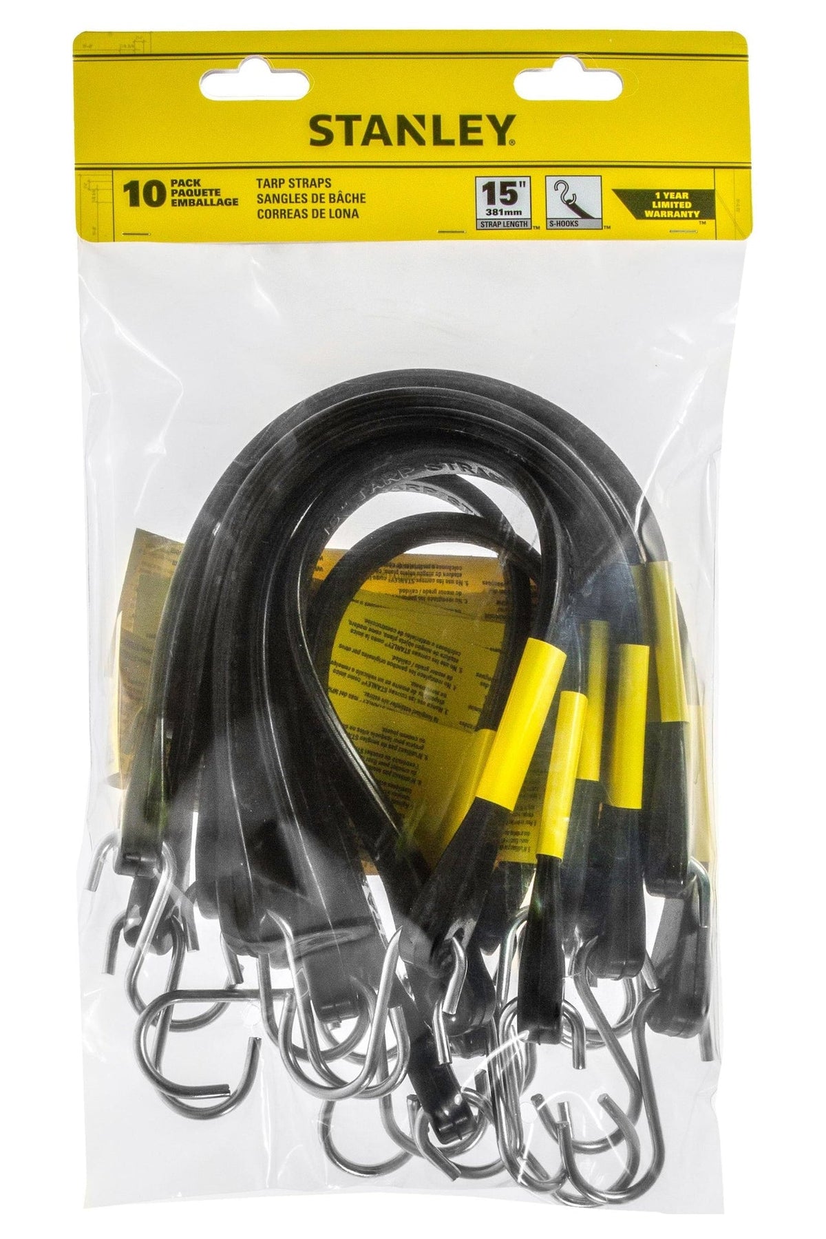 Tarp Straps, 15-in, 10-pk G6R5 - product image 2