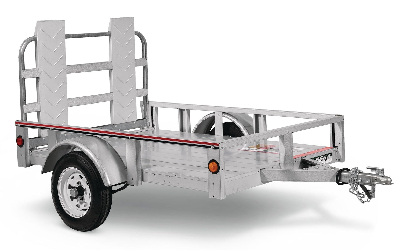 Galvalume Plus Open Rail Trailer, 4-ft x 6-ft S3N9 - product image 1