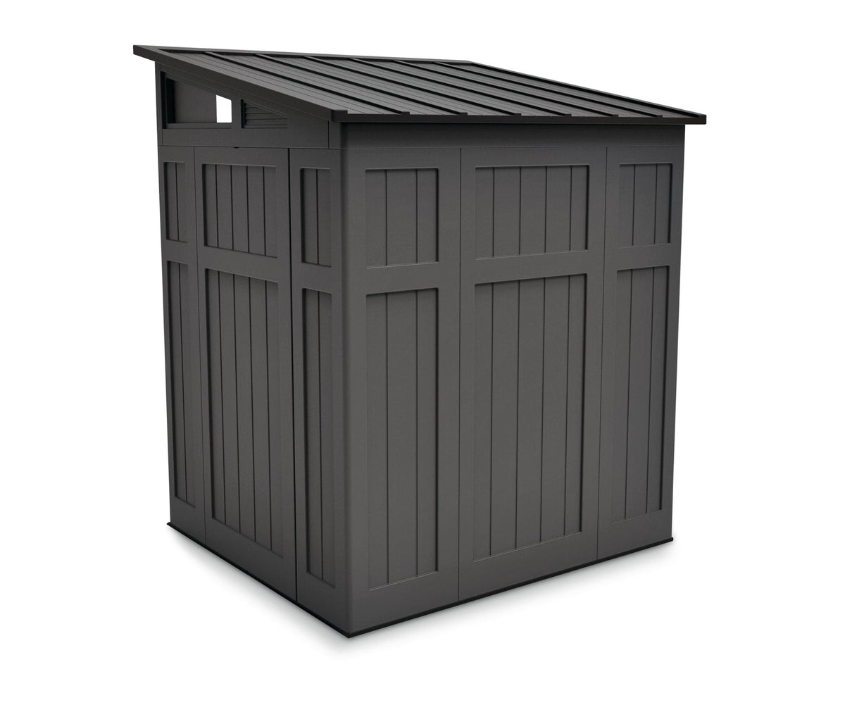 Modernist Outdoor Storage Shed, Grey, 6-ft x 5-ft T9S6 - product image 3