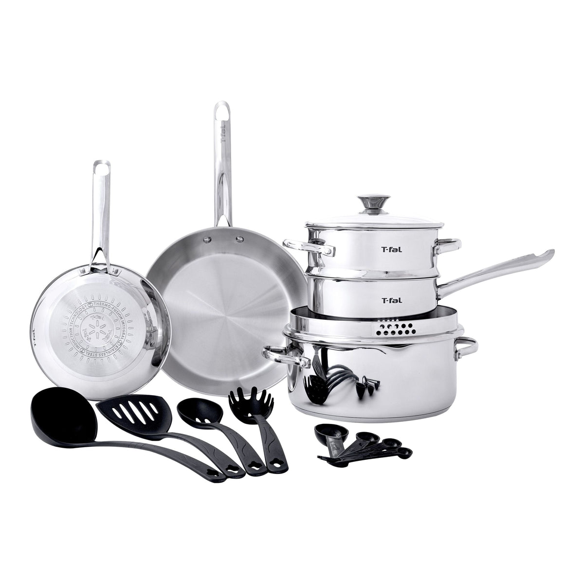 Cook and Strain Stainless Steel Cookware Set, 15-pc F5N2 - product image 1