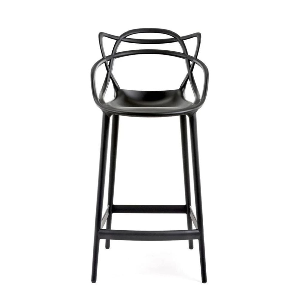 Me Home Black Molded Polypropylene Keeper Stool O8W1 - product image 1