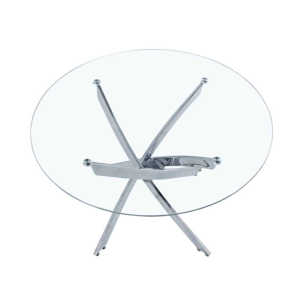 Me Home Star Glass Round Dining Table E5N0 - product image 3