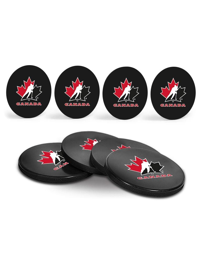 Team Canada Hockey Puck Drink Coasters, 4-pk A6A5 - product image 1