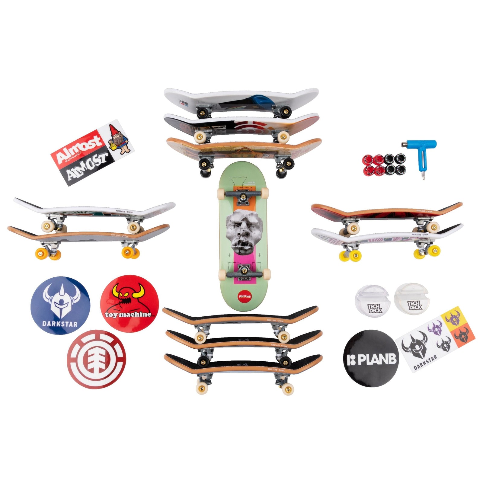 Deck 96-mm Fingerboard Mini Skateboard with Authentic Designs, Ages 6+ S6Y1 - product image 2