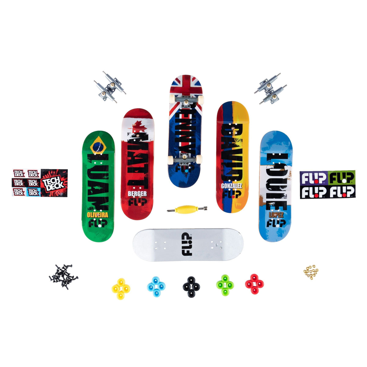 Deck Sk8shop Finberboard Bonus Pack, Ages 6+, 6-pk Q8V6 - product image 4