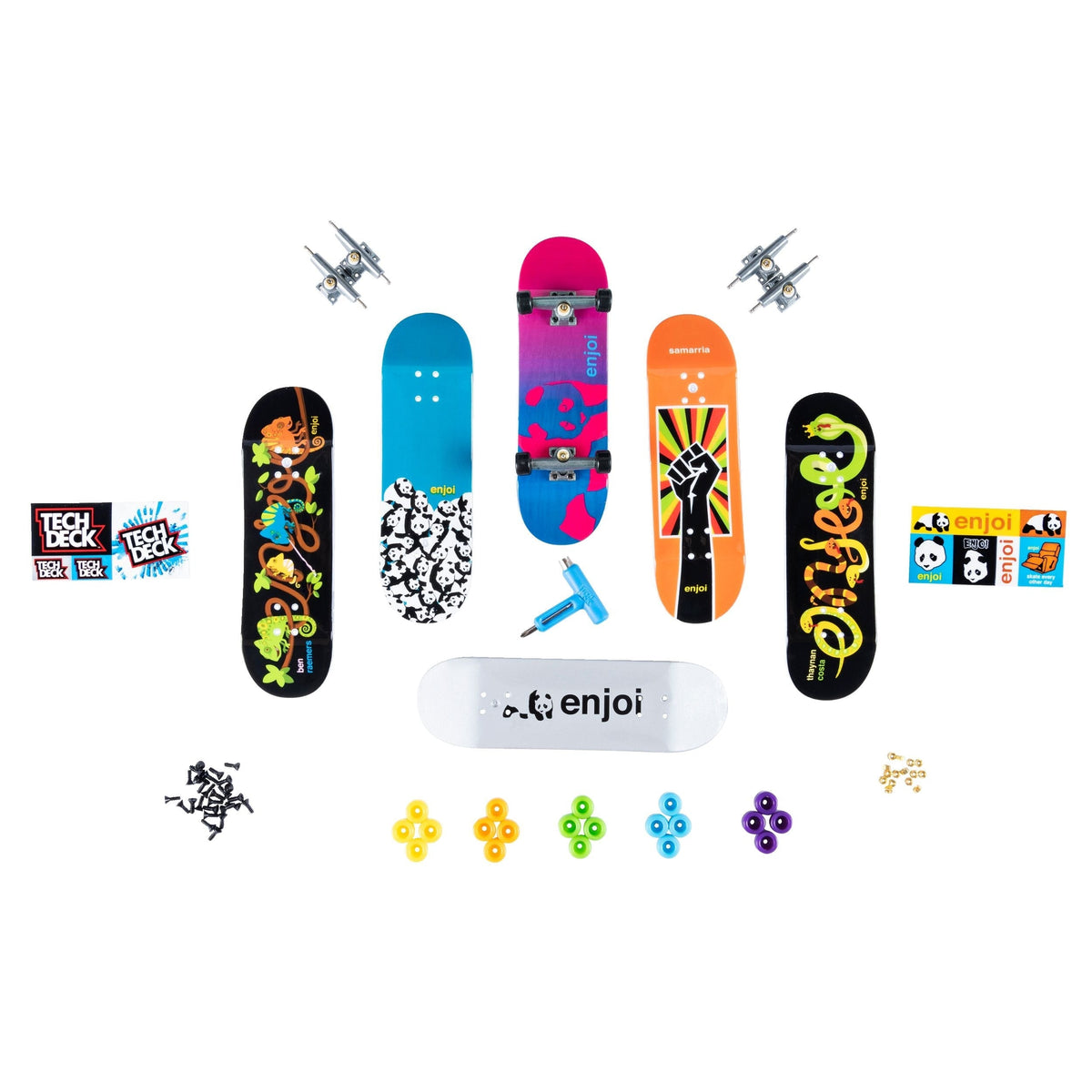 Deck Sk8shop Finberboard Bonus Pack, Ages 6+, 6-pk Q8V6 - product image 5