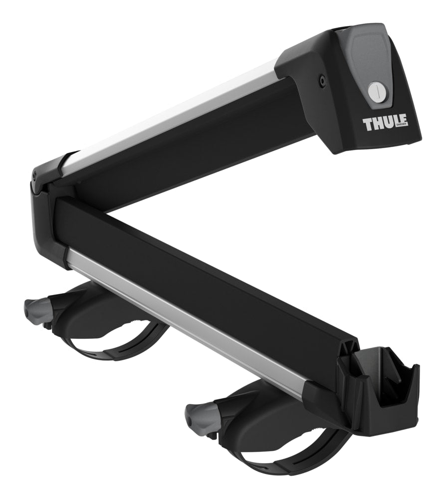 SnowPack Stainless Steel Roof Top Mount Ski/Snowboard Rack, Large, Black, 2-pc O0B1 - product image 4