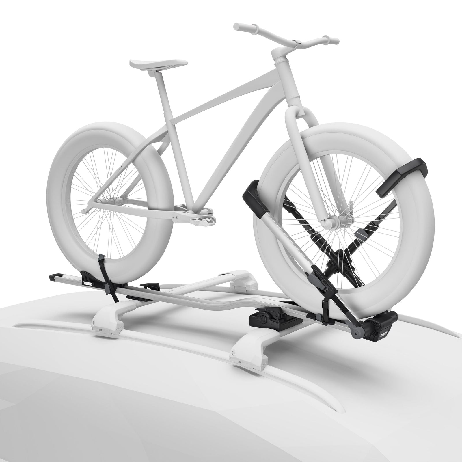 UpRide Wheel Mount Roof Bike Rack with Ratcheting Strap Z6I3 - product image 3