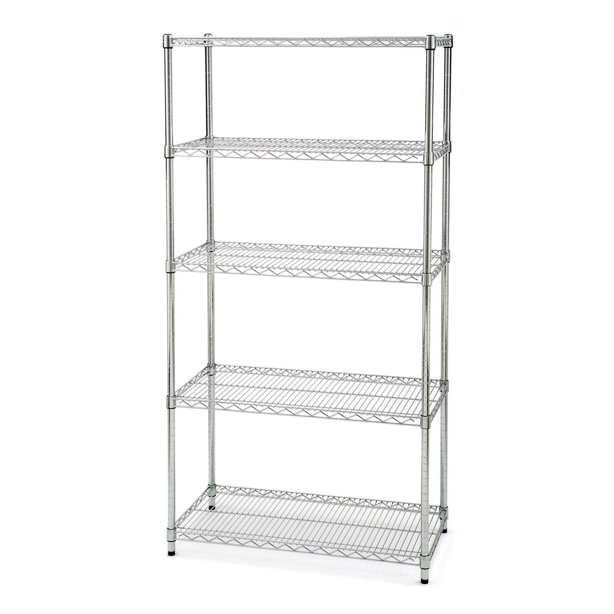 Classics 5-Tier NSF Shelving, 36-in x 18-in x 72-in, Zinc X3Y5 - product image 1