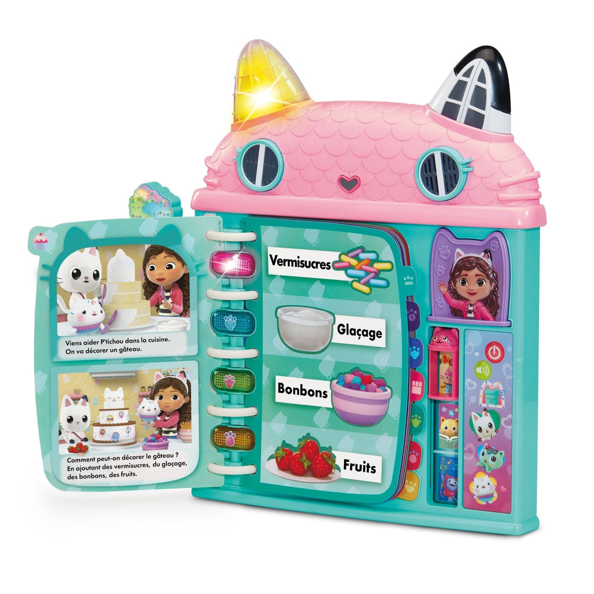 Gabby's Dollhouse Cat-a-Vator Discovery Book, French D2N7 - product image 1