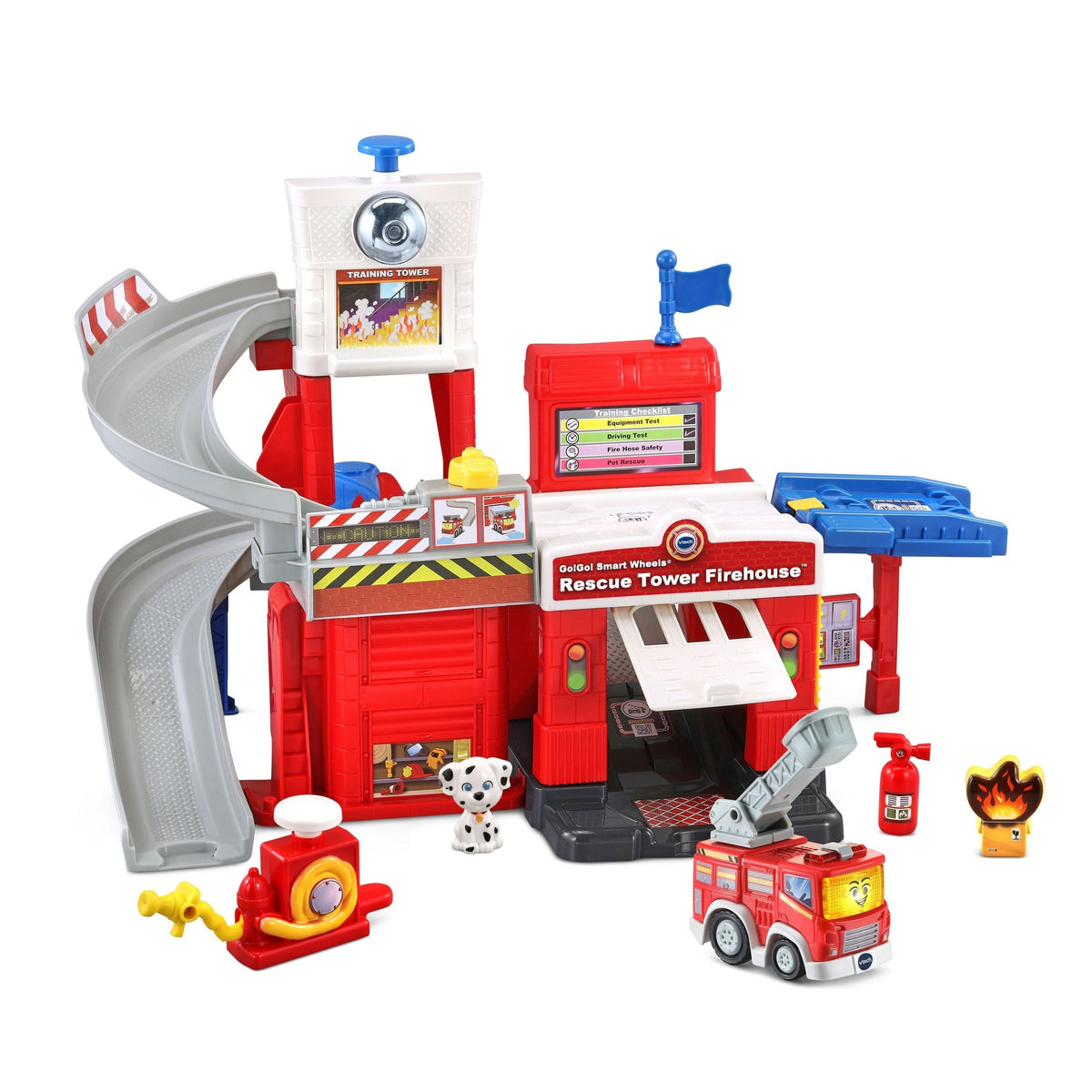 Go! Go! Smart Wheels Race Rescue Firehouse Track, English C1N7 - product image 1