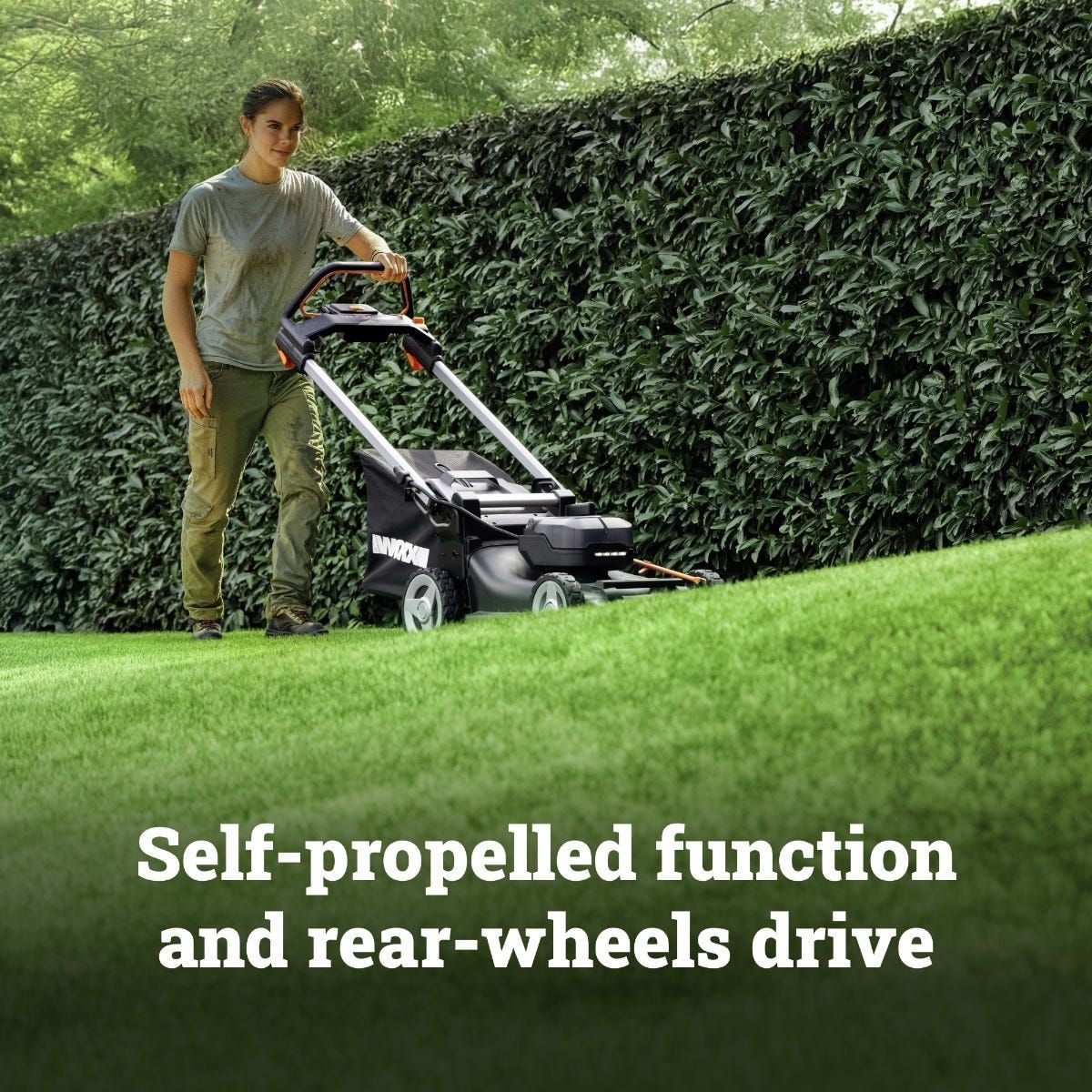 40V Nitro PowerShare 3-in-1 Self-Propelled 21-in Lawn Mower Q0O4 - product image 5