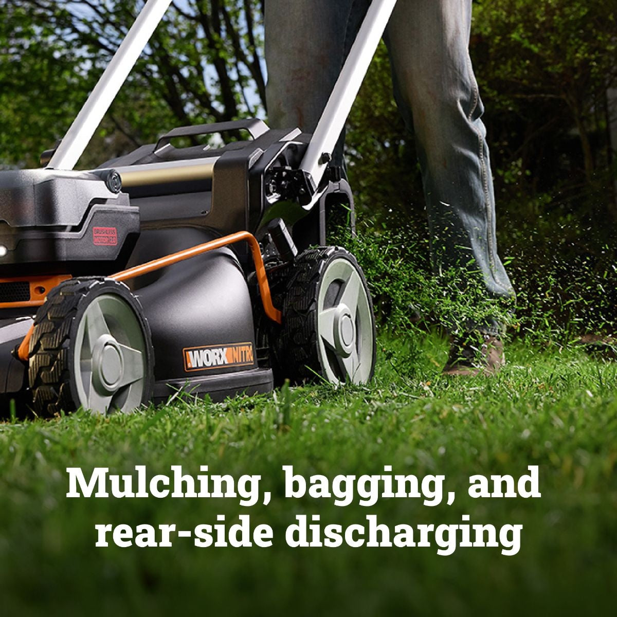 40V Nitro PowerShare 3-in-1 Self-Propelled 21-in Lawn Mower Q0O4 - product image 8